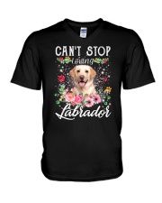 Labrador V-Neck T-Shirt tile