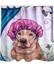 Golden Retriever Shower Curtain front