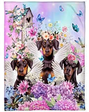 Doberman Fleece Blanket tile