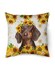 Dachshund Indoor Pillow - 16” x 16” front