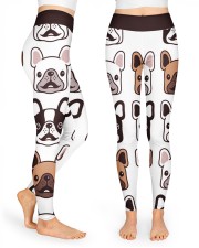 French Bulldog High Waist Leggings front