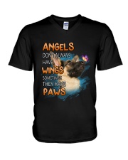 German Shepherd D005 V-Neck T-Shirt tile