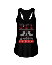 Basset Hound Ladies Flowy Tank tile