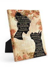 Boxer Canvas 8x10 Easel-Back Gallery Wrapped Canvas front