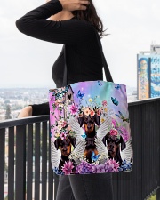 Doberman All-over Tote aos-all-over-tote-lifestyle-front-05