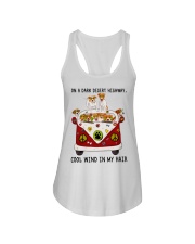 Jack russell Ladies Flowy Tank tile