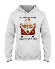 Jack russell Hooded Sweatshirt front