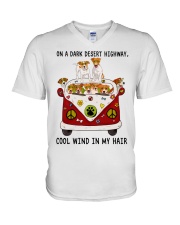 Jack russell V-Neck T-Shirt tile