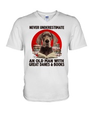 Great Dane V-Neck T-Shirt tile
