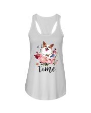 Corgi Ladies Flowy Tank tile