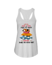 Beagle Ladies Flowy Tank tile