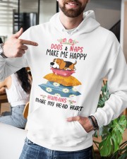 Beagle Hooded Sweatshirt custom-hoodie-sweatshirt-lifestyle-front-262