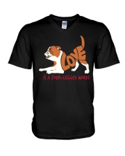 Bulldog V-Neck T-Shirt tile