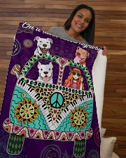 Pitbull Sherpa Fleece Blanket - 50" x 60" aos-sherpa-fleece-blanket-50x60-lifestyle-front-09b