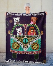 Pitbull Sherpa Fleece Blanket - 50" x 60" aos-sherpa-fleece-blanket-50x60-lifestyle-front-13