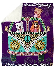 Pitbull Sherpa Fleece Blanket - 50" x 60" front