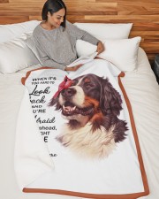 Bernese Large Sherpa Fleece Blanket - 60" x 80" aos-sherpa-fleece-blanket-60x80-lifestyle-front-06