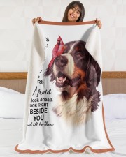 Bernese Large Sherpa Fleece Blanket - 60" x 80" aos-sherpa-fleece-blanket-60x80-lifestyle-front-16