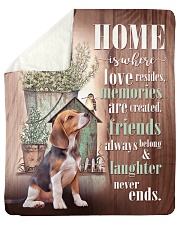 Beagle Sherpa Fleece Blanket tile