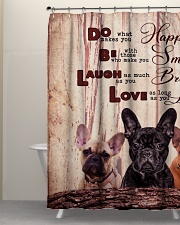 French Bulldog Shower Curtain aos-shower-curtains-71x74-lifestyle-front-05