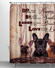 French Bulldog Shower Curtain aos-shower-curtains-71x74-lifestyle-front-06