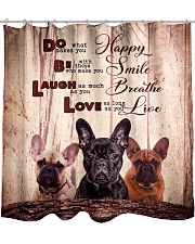 French Bulldog Shower Curtain front
