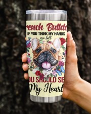 French Bulldog 20oz Tumbler aos-20oz-tumbler-lifestyle-front-95
