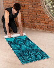 Border Collie Yoga Mat 24x70 (vertical) aos-yoga-mat-lifestyle-07