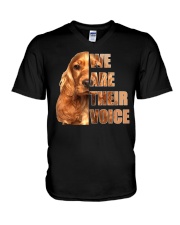 Cocker Spaniel V-Neck T-Shirt tile