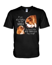 Bulldog V-Neck T-Shirt tile