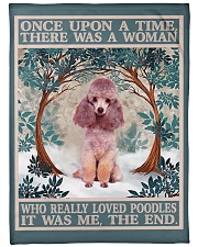 Poodle Fleece Blanket tile