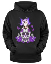 Boston Terrier Hooded Sweatshirt apparel-hooded-sweatshirt-ghosted-front-01