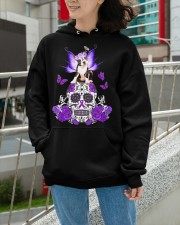 Boston Terrier Hooded Sweatshirt apparel-hooded-sweatshirt-lifestyle-front-103