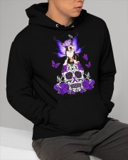 Boston Terrier Hooded Sweatshirt apparel-hooded-sweatshirt-lifestyle-front-122