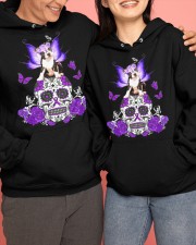 Boston Terrier Hooded Sweatshirt apparel-hooded-sweatshirt-lifestyle-front-139