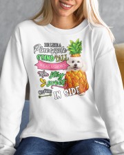Bichon Crewneck Sweatshirt custom-crewneck-sweatshirt-lifestyle-front-154