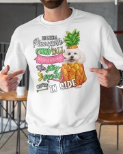 Bichon Crewneck Sweatshirt custom-crewneck-sweatshirt-lifestyle-front-158