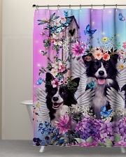 Border Collie Shower Curtain aos-shower-curtains-71x74-lifestyle-front-05
