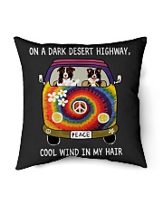 Border Collie Indoor Pillow - 16” x 16” front