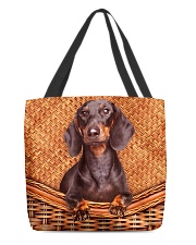 Dachshund All-over Tote back