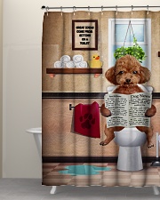 Poodle Shower Curtain aos-shower-curtains-71x74-lifestyle-front-05