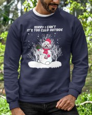 Bichon Crewneck Sweatshirt custom-crewneck-sweatshirt-lifestyle-front-148
