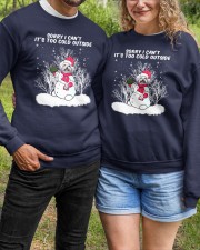 Bichon Crewneck Sweatshirt custom-crewneck-sweatshirt-lifestyle-front-150