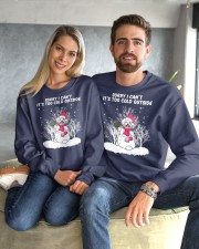 Bichon Crewneck Sweatshirt custom-crewneck-sweatshirt-lifestyle-front-152