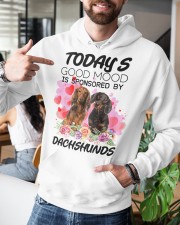 Dachshund Hooded Sweatshirt custom-hoodie-sweatshirt-lifestyle-front-262