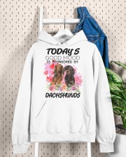 Dachshund Hooded Sweatshirt custom-hoodie-sweatshirt-lifestyle-front-292