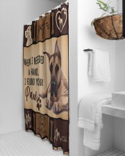Great Dane Shower Curtain aos-shower-curtains-71x74-lifestyle-front-01a