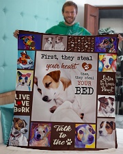 Jack Russell Sherpa Fleece Blanket - 50" x 60" aos-sherpa-fleece-blanket-50x60-lifestyle-front-05