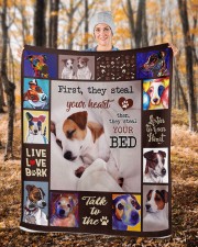 Jack Russell Sherpa Fleece Blanket - 50" x 60" aos-sherpa-fleece-blanket-50x60-lifestyle-front-13c