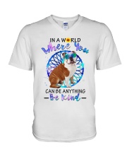 Bulldog V-Neck T-Shirt tile